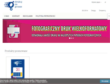 Tablet Screenshot of drukujzagrosze.pl